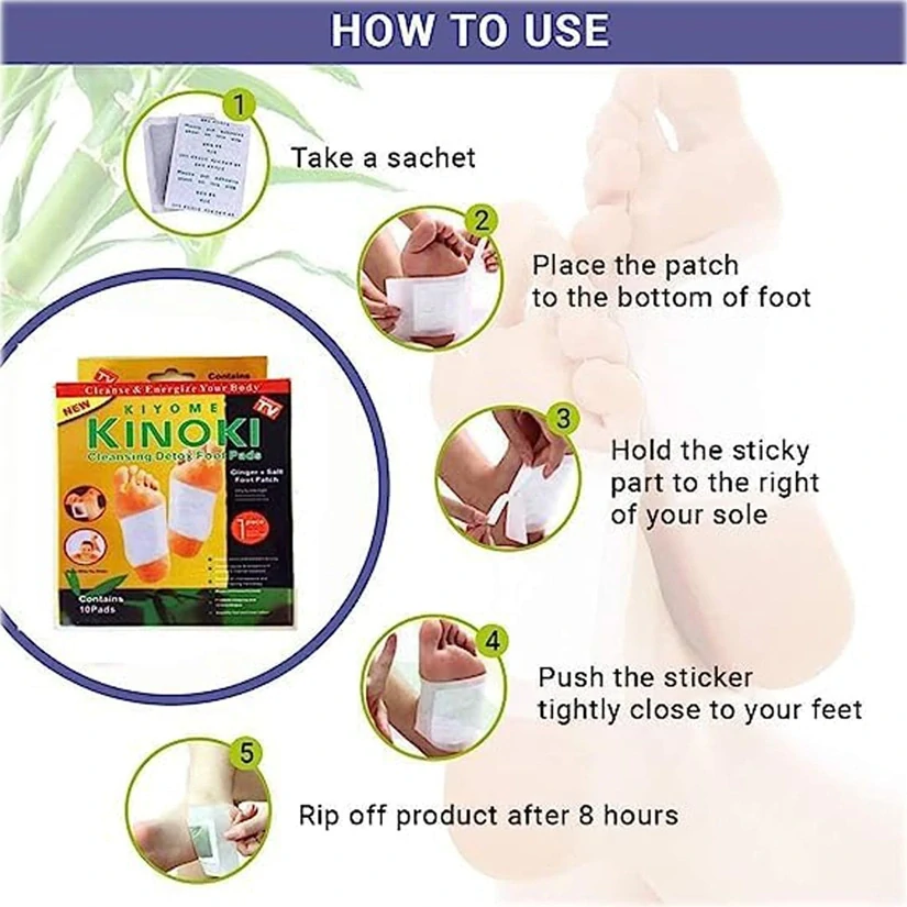 Detoxikační náplasti Kiyome Kinoki Ginger 10ks