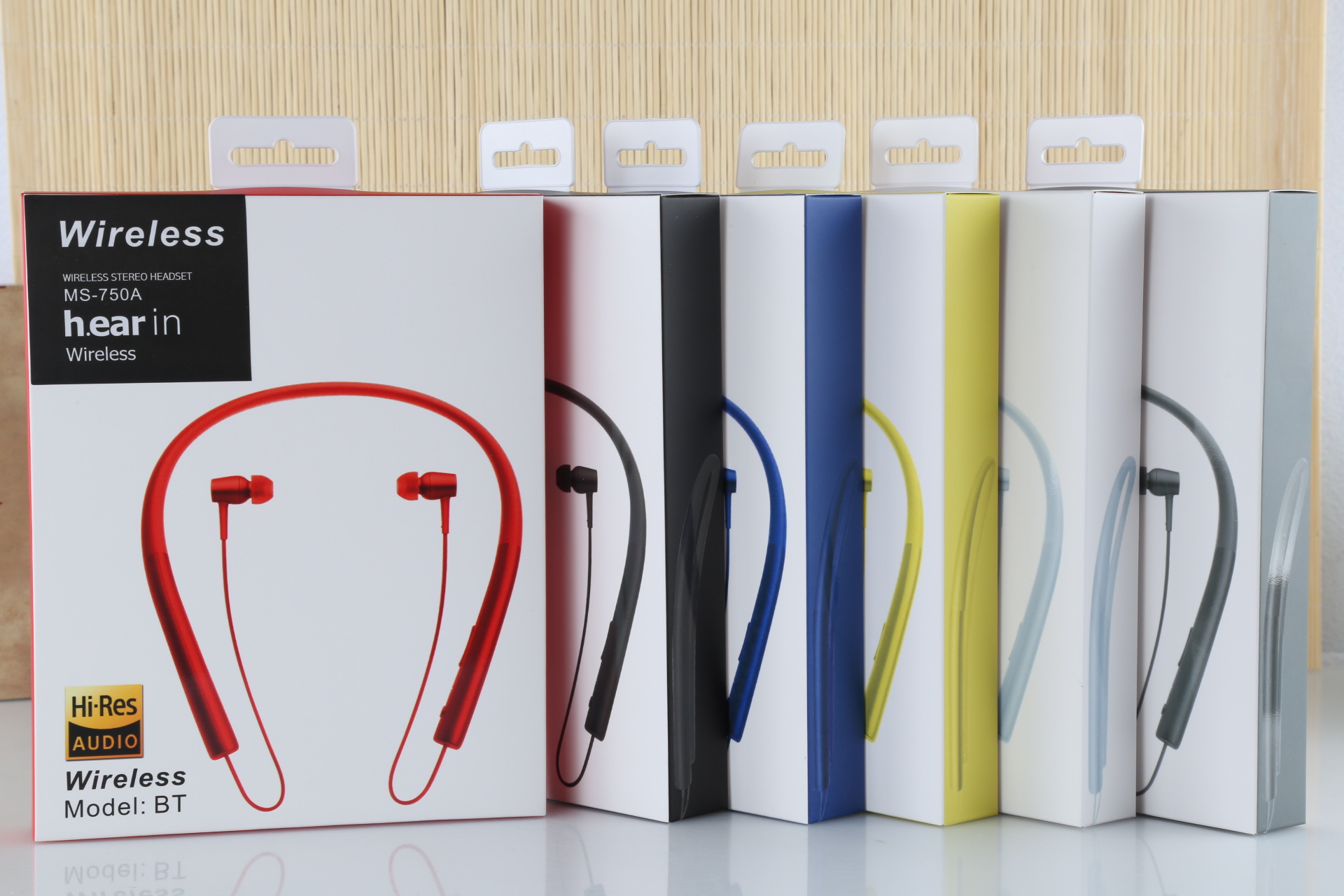 Bezdrátové bluetooth sluchátka MS-750A - více barev na výběr