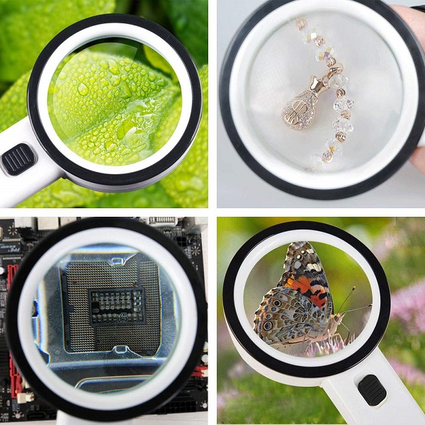 Zvětšovací lupa s LED osvětlením Double Lens