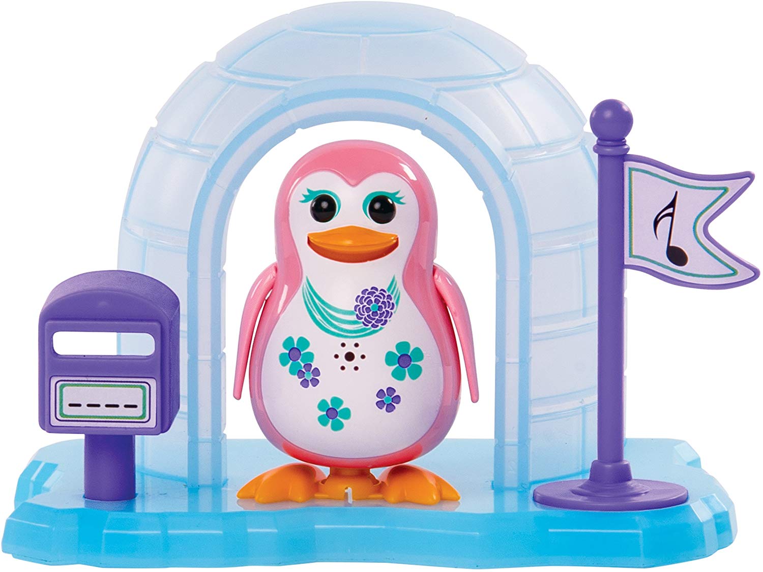 Digi Penguins s píšťalkou Tučňák Iglu - růžový VÝPRODEJ