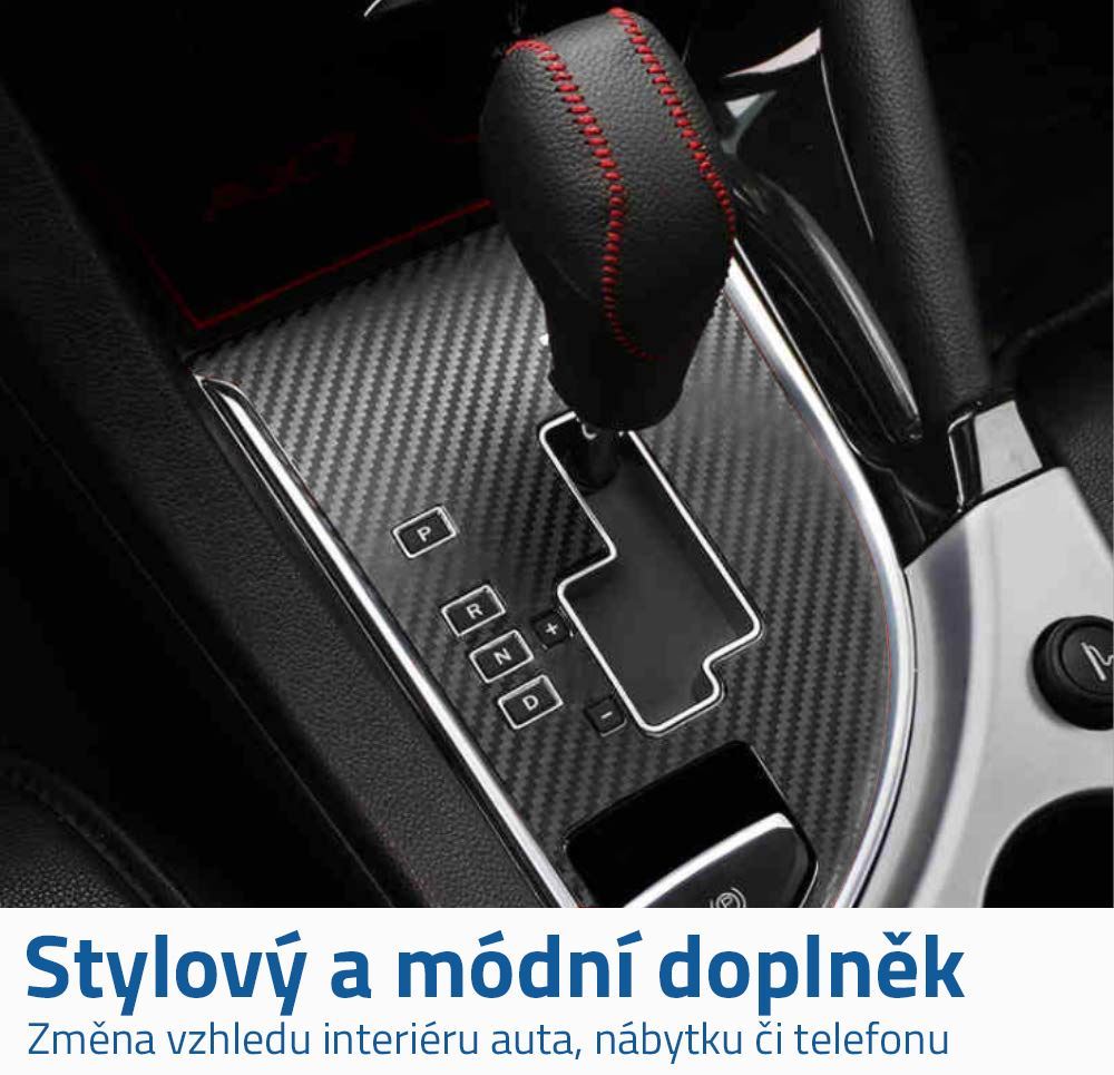 4L 7510d Karbonová fólie - šedá - skladem poslední 1 kus!
