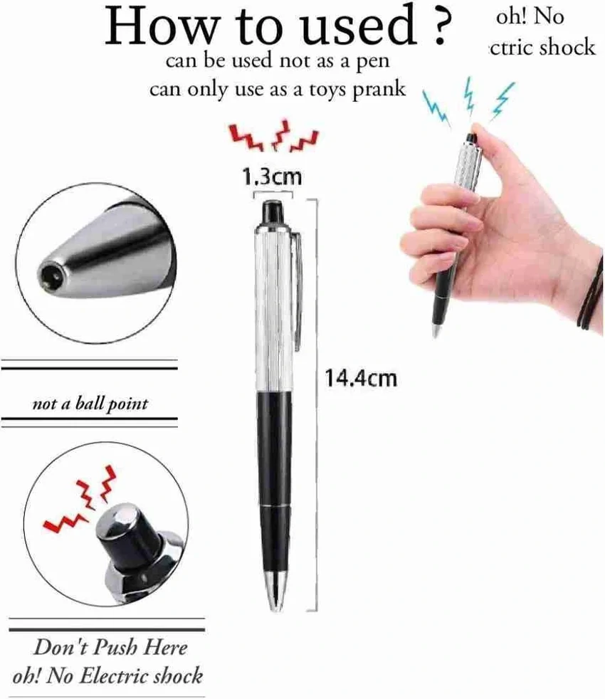 Žertovná šokující propiska Shock Gag Pen