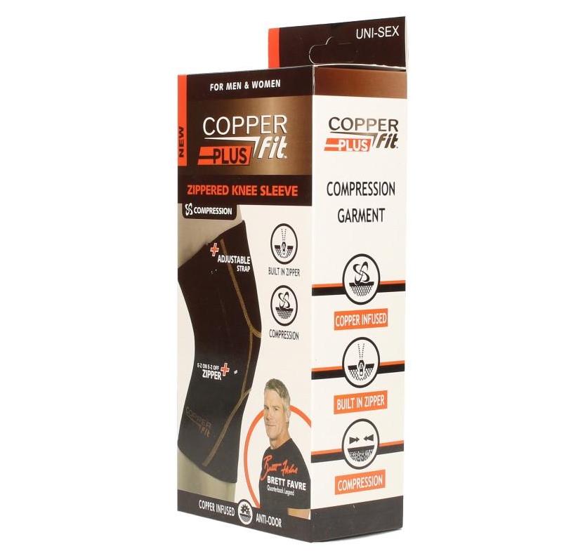 Kompresní bandáž na koleno Copper Fit Plus XL