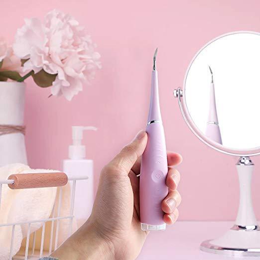 Ultrazvukový čistič zubů Electric Cleaner - růžový