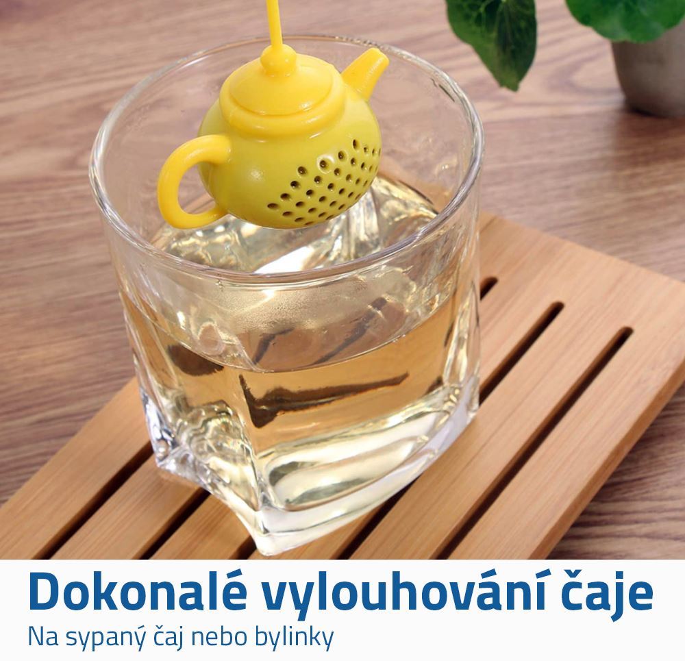 Čajové sítko ve tvaru konvičky