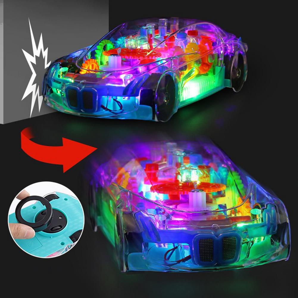 Průhledné autíčko se zvukem Concept Racing