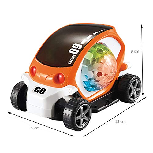 Autíčko se zvukem a LED světlem 09 Future - oranžové
