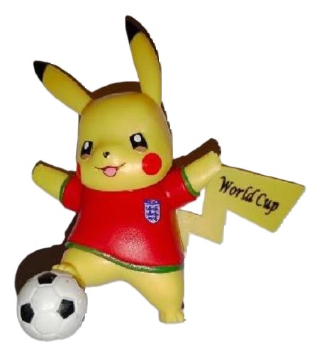 Pokémon figurka Pikachu fotbalista - více barev na výběr