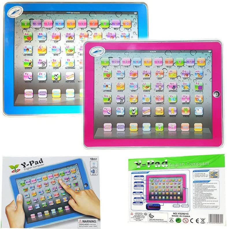 Chytrý vzdělávací tablet pro děti Y-Pad - růžový