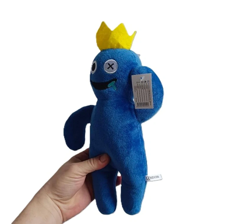 Plyšová hračka Rainbow Roblox Friends - modrý s korunkou