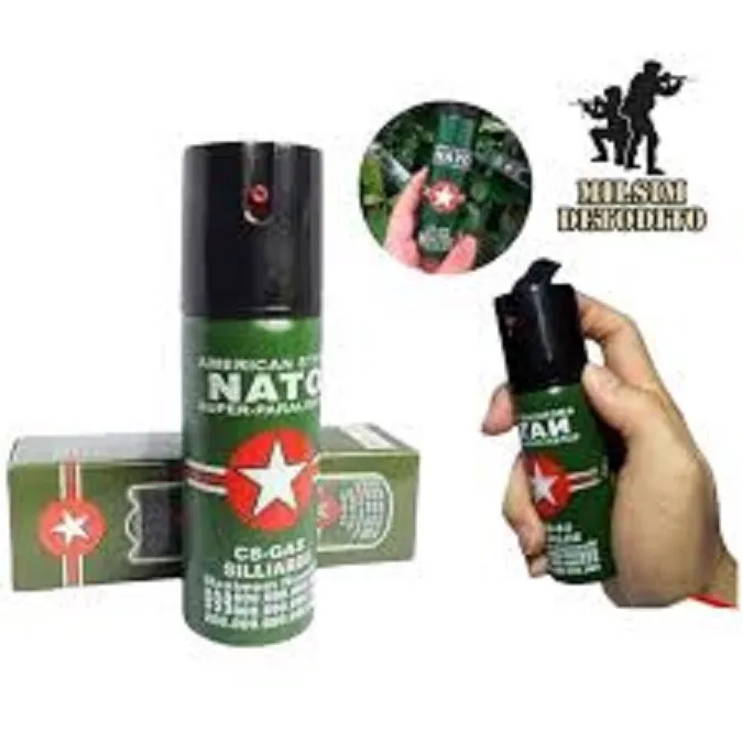 Speedy 0413 Pepřový sprej NATO 40 ml - zelený