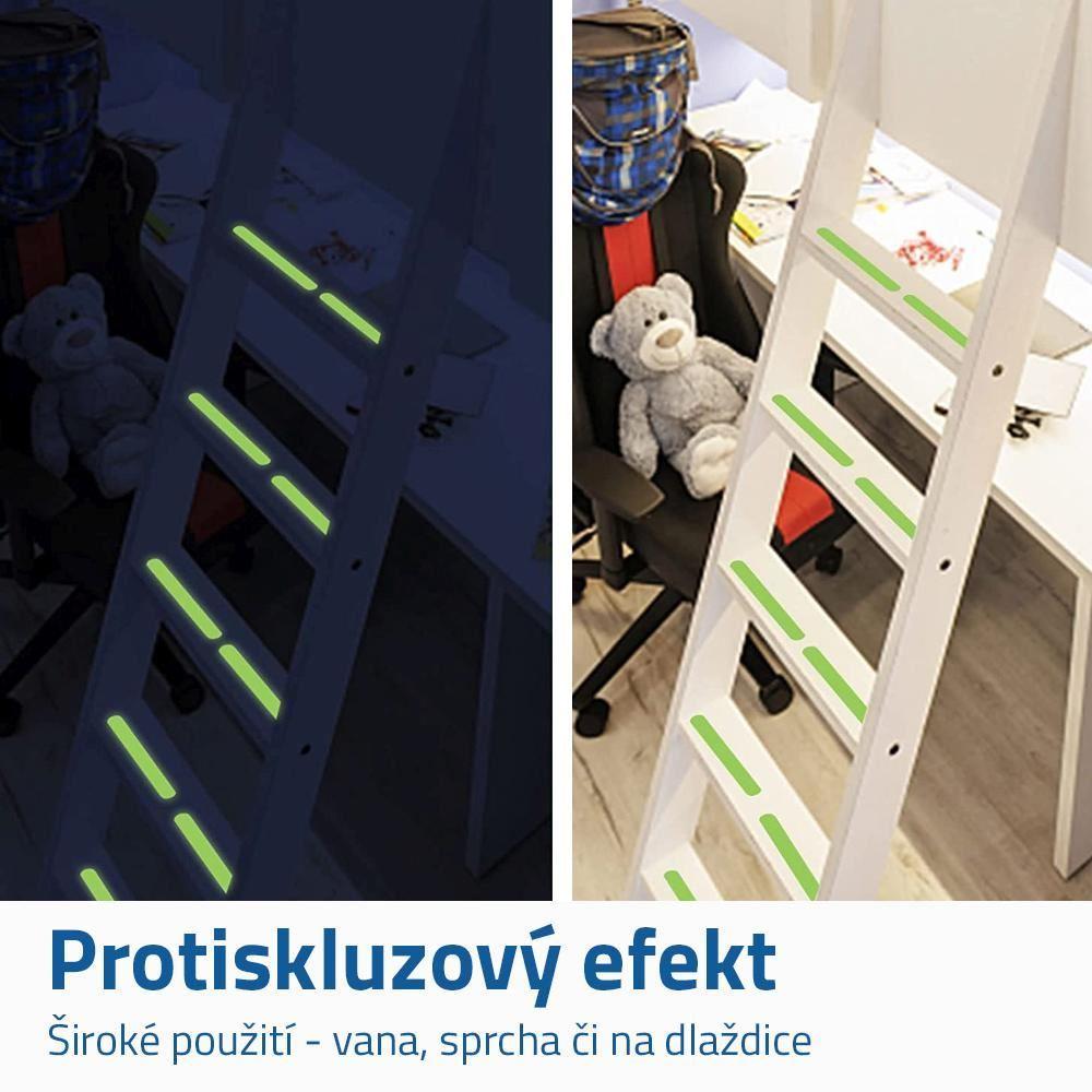 4L 8985 Protiskluzové pásky svítící - 6 kusů
