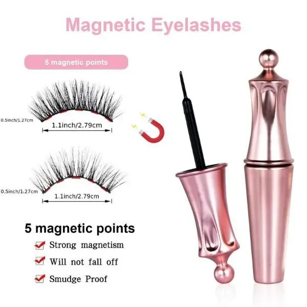 Sada magnetických řas a očních linek