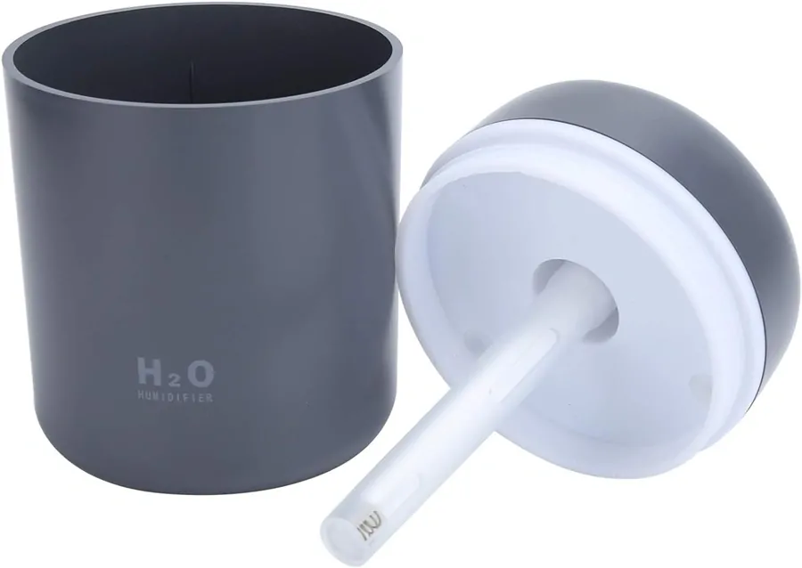 Zvlhčovač vzduchu a aroma difuzér H2O Humidifier USB - šedý