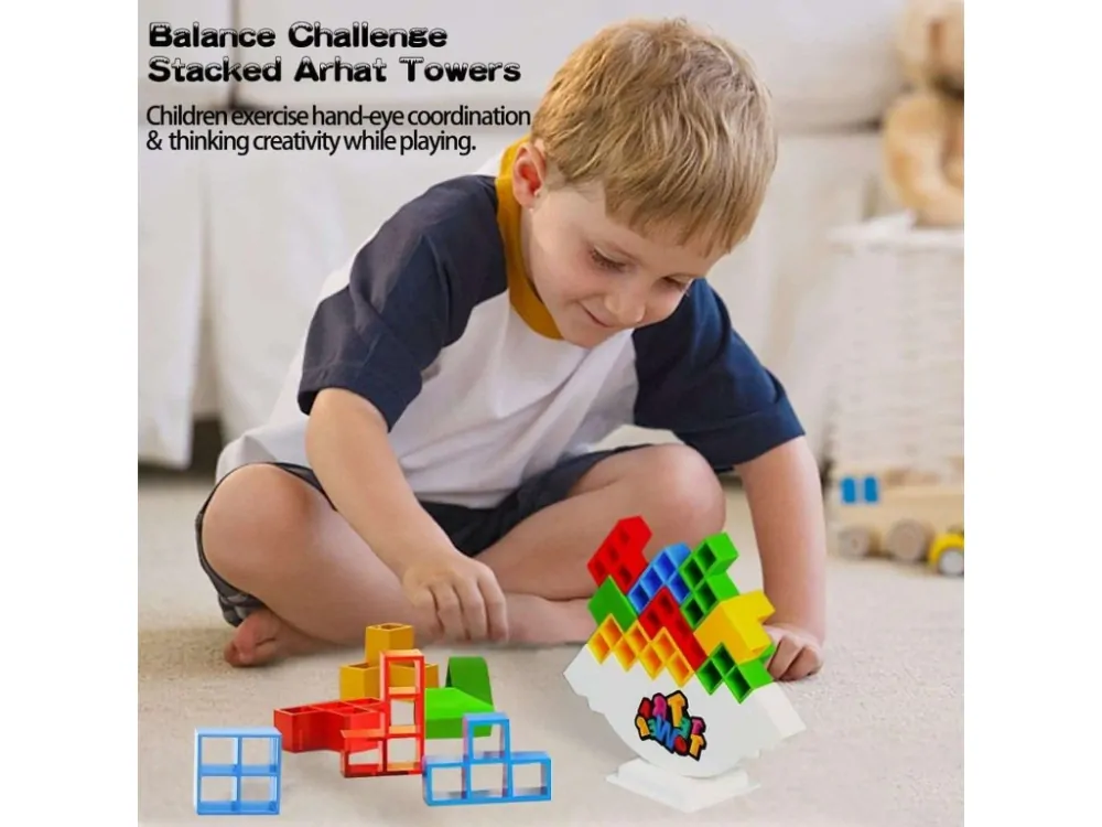 Stolní hra stavební blok Tetris Tower 