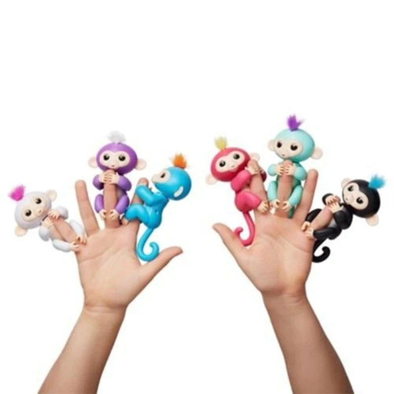 Interaktivní zábavná opička Happy Monkey - červená