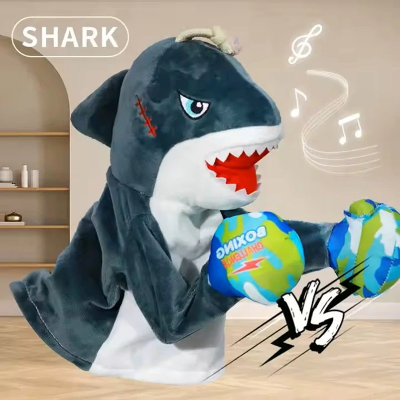 Boxovací plyšový maňásek - žralok Doll Shark
