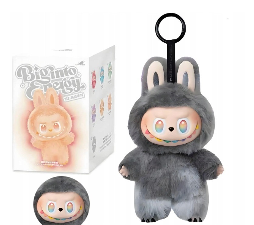 Plyšová hračka a přívěšek Labubu Mystery Box s překvapením - model stojící