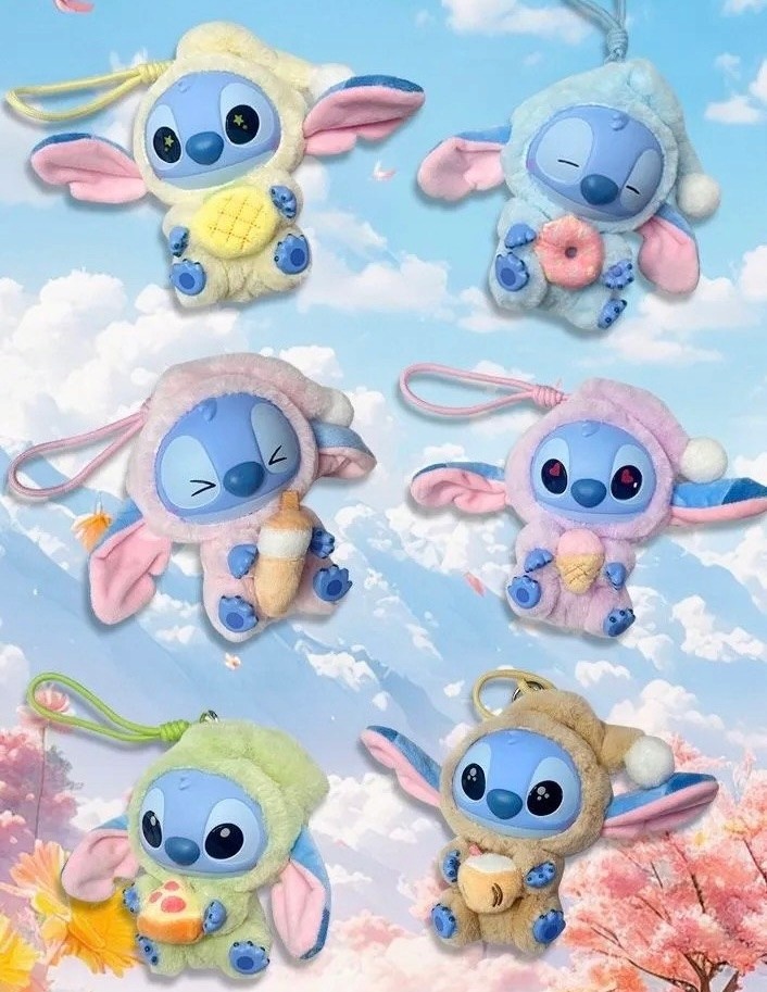 Plyšová hračka a přívěšek Stitch Mystery Box s překvapením