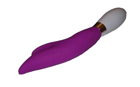 Vibrátor Docoo Double G-bod - fialový 