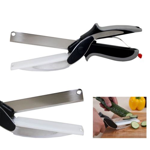 Kuchyňské nůžky s nožem a prkénkem Clever Cutter 