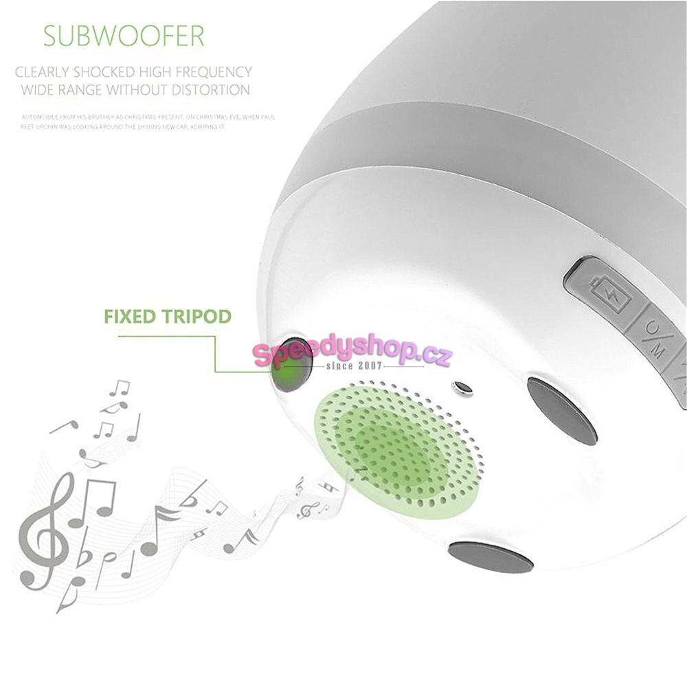 Bluetooth reproduktor ve tvaru květináče - modrý