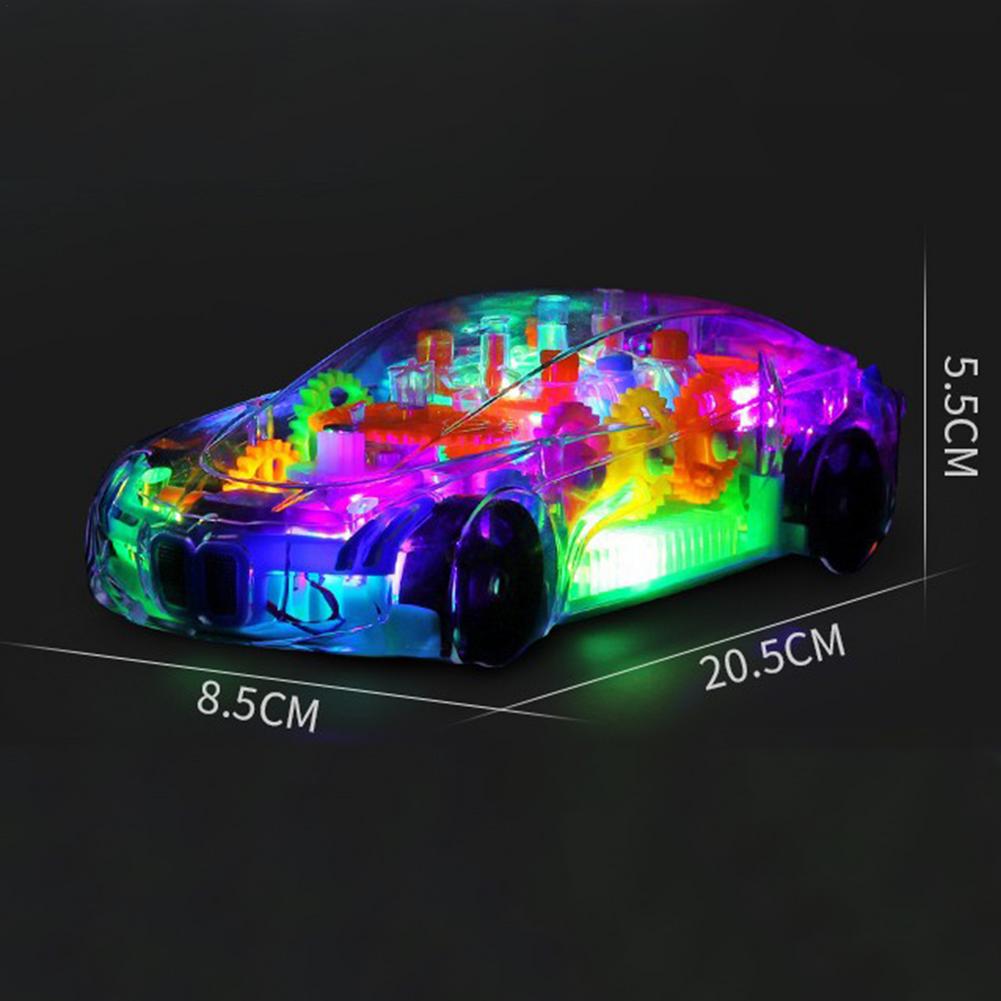 Průhledné autíčko se zvukem Concept Racing