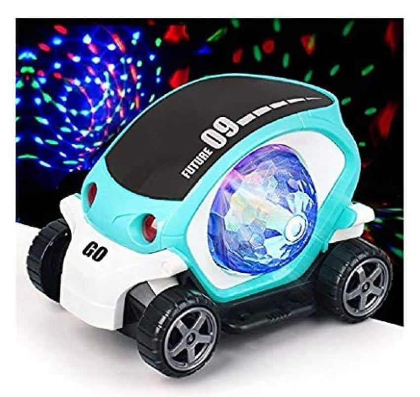 Autíčko se zvukem a LED světlem 09 Future - modré