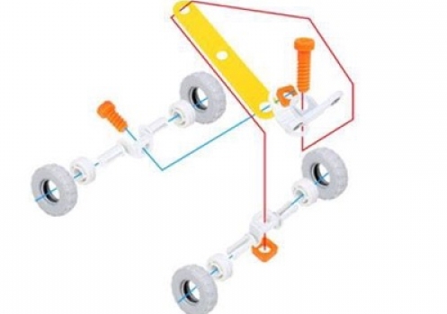 Interaktivní stavebnice Build & Play - automobil 