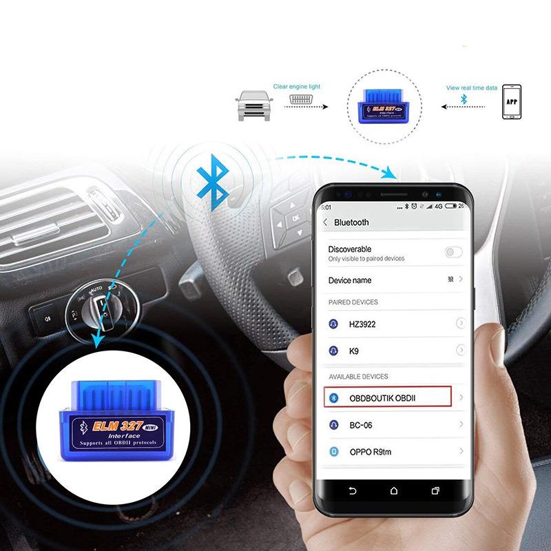 Bluetooth diagnostika do auta ELM 327 OBD 2 + CD