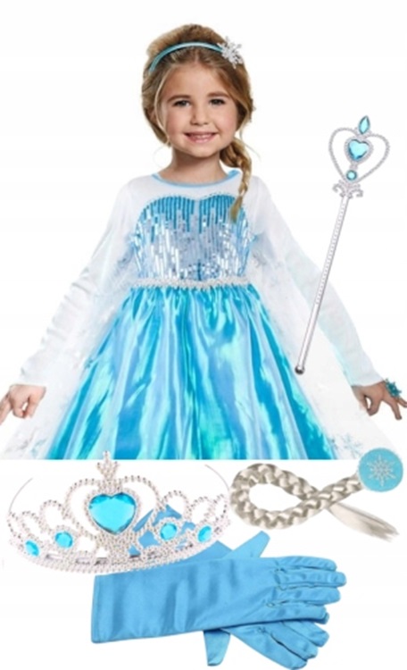 Sada doplňků pro princeznu - modrá