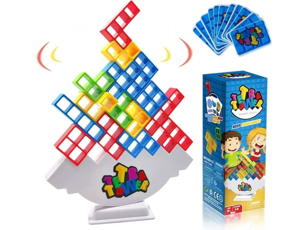 Stolní hra stavební blok Tetris Tower 