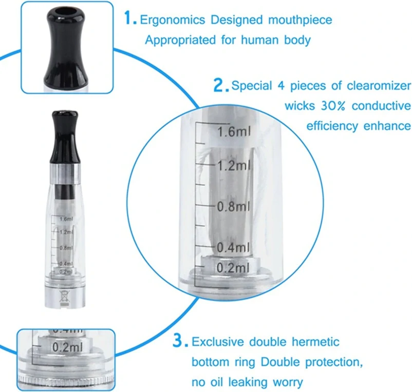 Elektronická cigareta eGo-CE4 Black E-liquid - sada 2 kusy VÝPRODEJ
