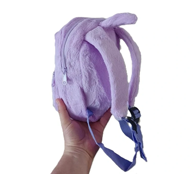 Plyšová hračka batůžek Labubu 26cm - fialový