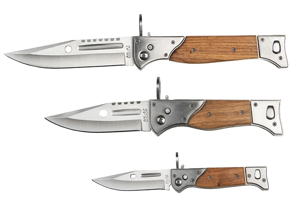 Vystřelovací nůž AK-47 CCCP s pouzdrem 27cm