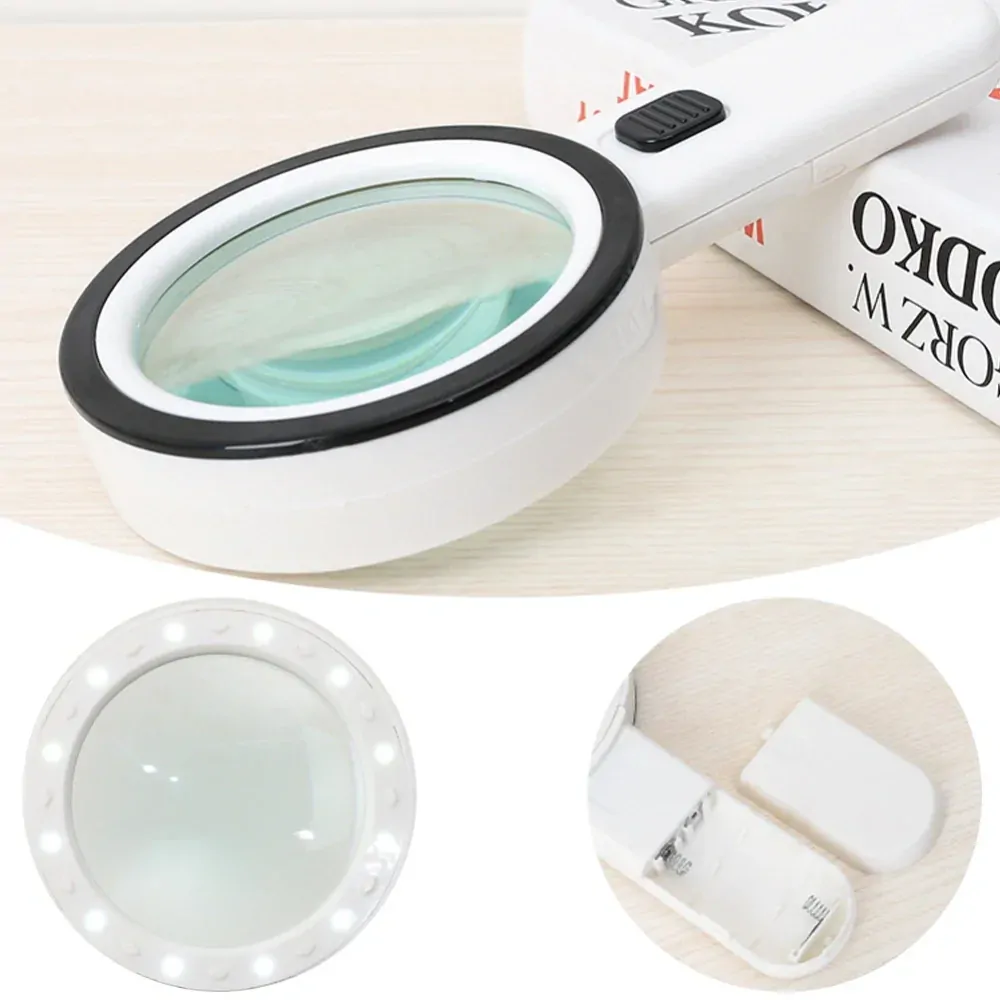 Zvětšovací lupa s LED osvětlením Double Lens