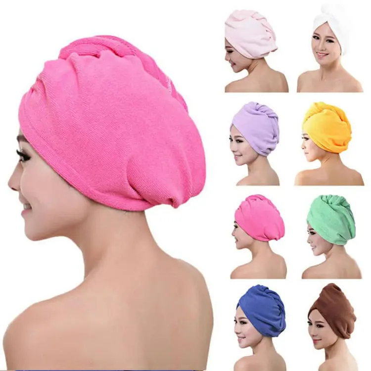Rychleschnoucí turban na hlavu - růžový