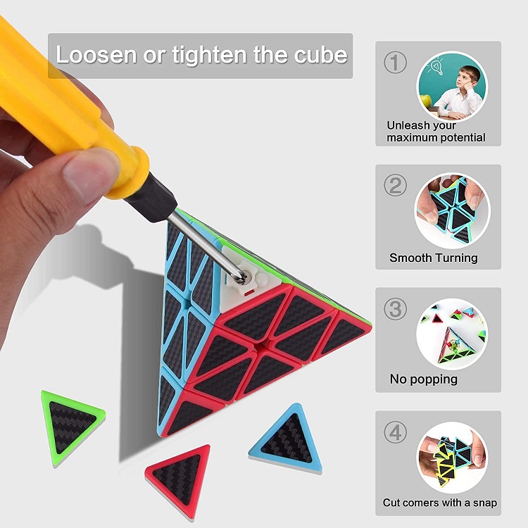 Magic Cube Rubic - Hlavolam pyramida VÝPRODEJ