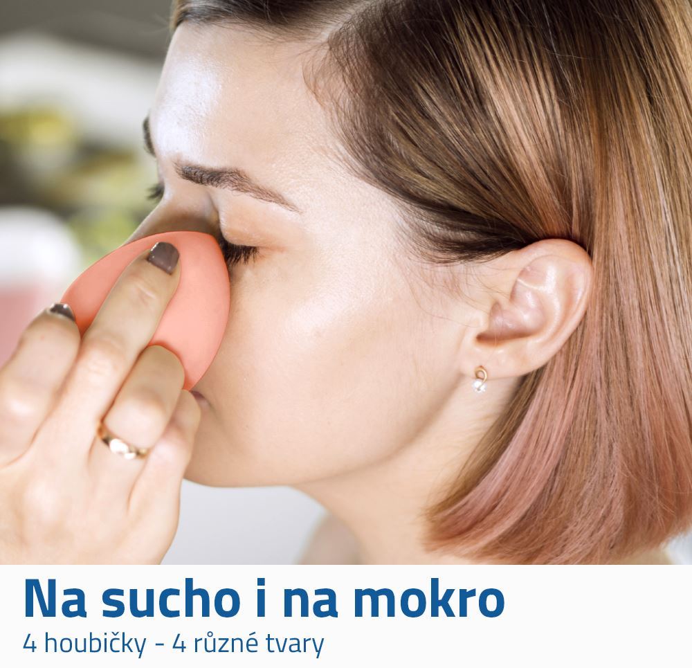 Houbičky na nanášení make-upu 4 ks
