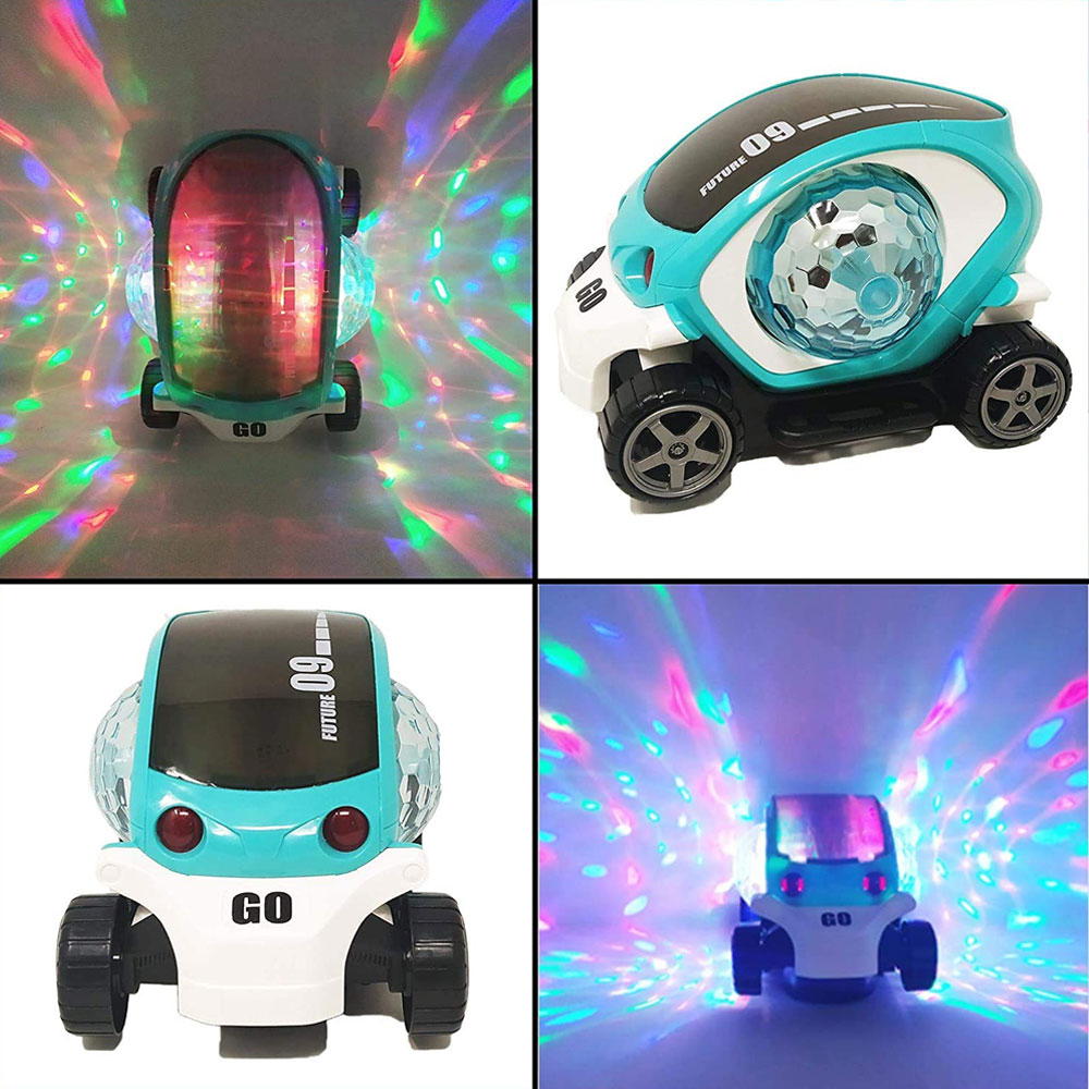 Autíčko se zvukem a LED světlem 09 Future - modré