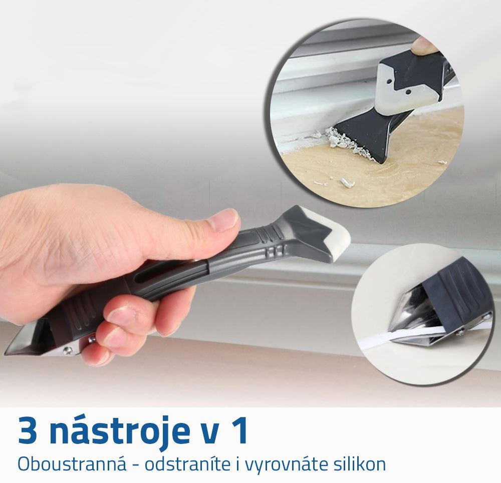 4L 7143 Sada pro práci se silikonem 3v1 