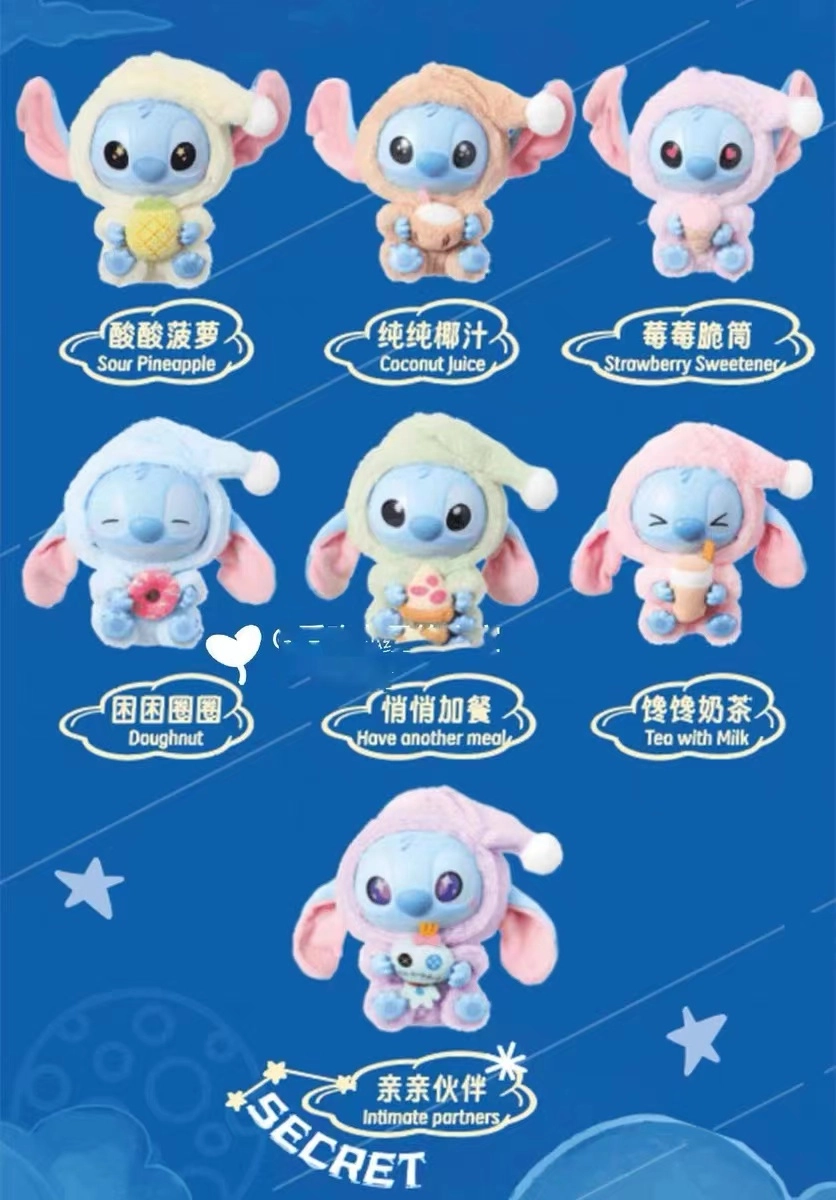 Plyšová hračka a přívěšek Stitch Mystery Box s překvapením